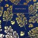 The diary is low, A5, 136 sheets, leatherette, Devente. Tropicana, solid cover, foil embossing, perforation, liesse, block 70%, dark blue