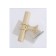 Cappio pen pen, d = 12 mm, plastic, color gold, 8 pcs.