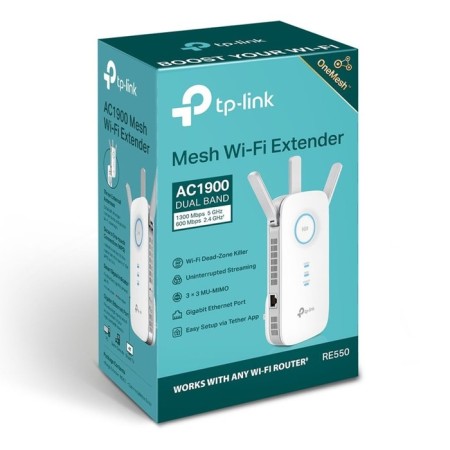 TP-Link Re550 AC1900 10/100/100base-TX White Wireless Signal Repeat-2