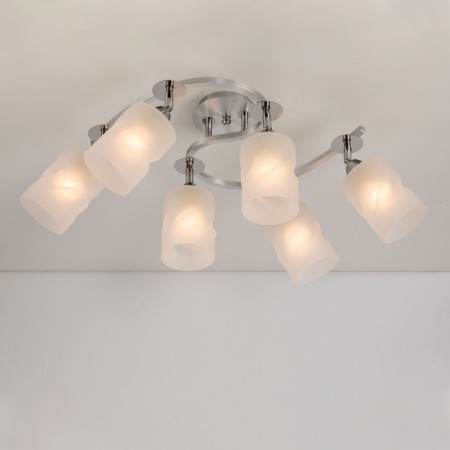 Ceiling Citilux Cutilux CL119260, 52x38x1.5 cm, 6x75W, E27, Gray color-2