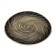 Serving napkin Regent Linea Desco, D = 38 cm, Black-Black-Golden Color