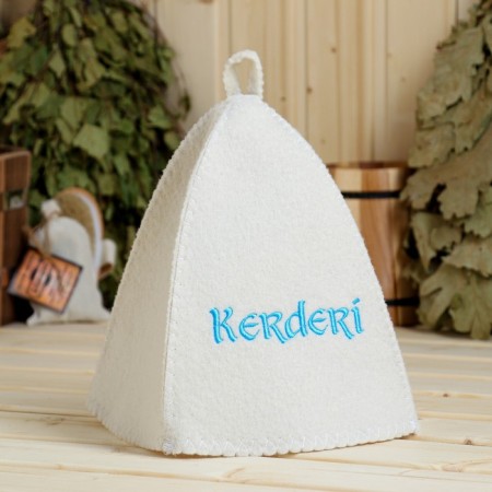 Bath cap with embroidery "Kerderi"