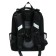School backpack 38 x 30 x 16 cm, ergonomic back, Stavia "rally", black