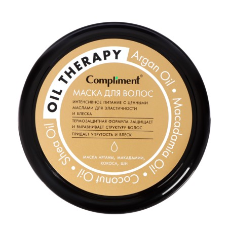 Маска для волос Compliment Oil Therapy «Питание и укрепление» для всех типов волос, 500 мл-2