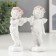 Polystone souvenir "Snowty angel in pink flirty" mix 9.2x3.2x4.7 cm