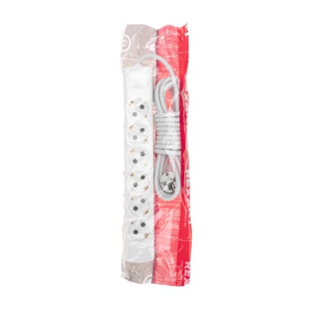 Extension cord Premium 6 nests, 5m, 3x1.5mm², s/s, white rexant-5