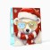 Package Gift New Year Laminated "Teddy Bear", M 30 x 26 x 9 cm, New Year