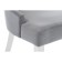 Wooden stool Elegance array of gvei/velor, white/gray 52x58x96 cm