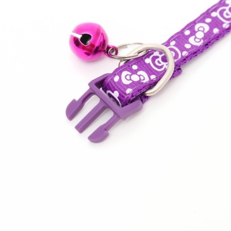 Two -layer collar with Fasteks "Bows", 30 x 1 cm, mix of flowers-4