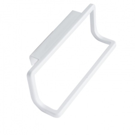 Hanger for towels, plastic, 22.5x6x9 cm, white color-1