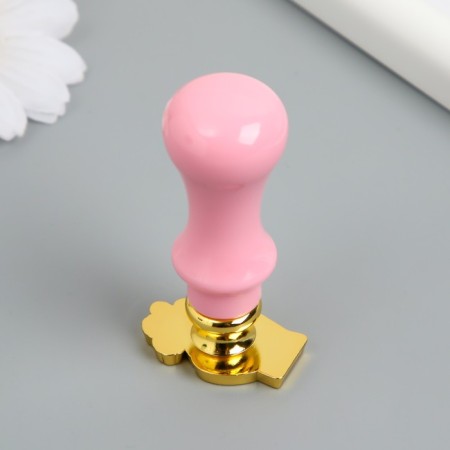 Printing for wax with a plastic pen Figure "Lake with flowers" 6.3 cm-2