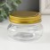 Bank for suppositories glass with a lid "Mini" transparent 100 ml 7x7x5 cm