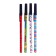 Ballic handle Calligrata, 0.5 mm, blue rod, with a pattern, mix