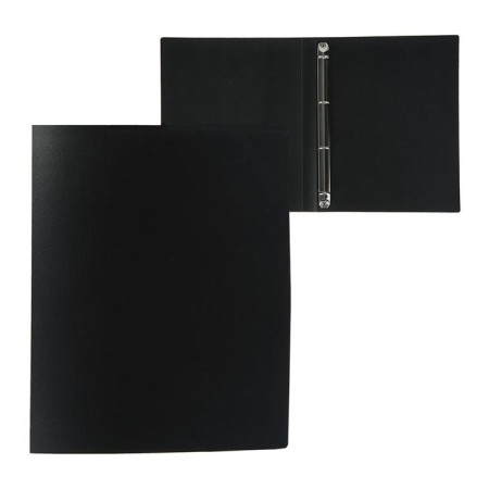 Folder on 4 rings A4, Calligrata, 25 mm, 500 μm, black