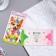 Money envelope "Congratulations!" Corgi, bouquet, pink background, 16.5x8 cm