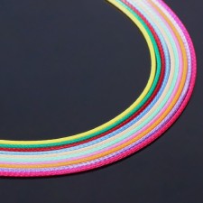 Textile cord, packing 100 pcs., 45 cm with an extension cm 5 cm, color mix