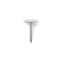 Tundra nails, decorative, textured, 11x16 mm, chrome, 100 pcs