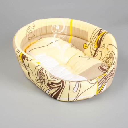Ovalnoye lying with a side, 38 x 25 x 14 cm, mix of flowers-9