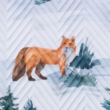 New Year. Cover "Etel" 1.5 joint venture Winter Village, 145x210cm, microfiber-1