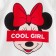T-shirt Children's Cool Girl Minnie Mouse, height 86-92, white
