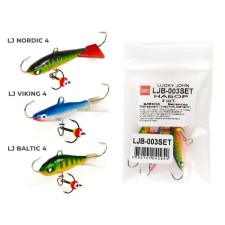 Balancir Lucky John set 3 mix perch 2, 3 pcs.