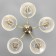 Avtal chandelier 5xe14 40w bronze 58x58x80 cm Bayerlux