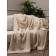 Texrepublic blanket, size 150x200 cm, beige color