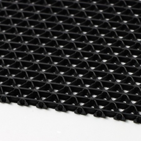 Rapid rug "zig-zag", 50 × 70 cm, black color-5