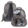 School backpack Bruno VisConti, 40 x 30 x 16 cm, ergonomic back, "hip-hop", dark gray