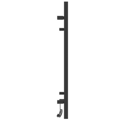 Two -towel electric Laris Astor ChKCh9, 350x700 mm, 9 crossbars, right, black-3