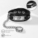 Bracelet Skin "Japan" of the leaf ninja, ring 18 size, color silver-black