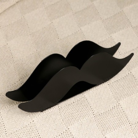 Napkin "mustache" 20x3cm, black-3
