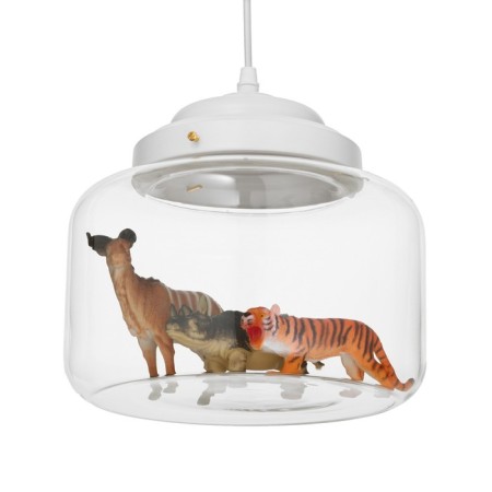 Suspension Bayerlux "Clos" LED 9W 3000k white 24x24x17-117 cm-1