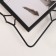 Photo frame metal in 1 photo 10x15 cm "Unusual geometry" black 16.7x20.5 cm