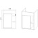 Viant Boston Tumba 1 sash, suspended 380x460x620 mm, with COMO 50 shell