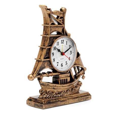 Clock - desktop clipper, discrete move, dial d -7.5 cm, 17 x 21.5 cm-1