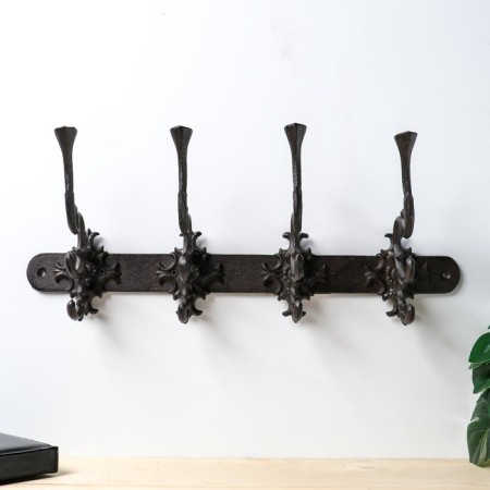 Decorative metal hooks "patterned" 17x44.3x10.5 cm-1