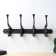 Decorative metal hooks "patterned" 17x44.3x10.5 cm
