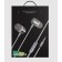 Headphones More Choice G51, microphone, vacuum, 105 dB, 32 Ohm, 3.5 mm, 1.2 m, white