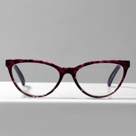 Glasses GA0484 (color: C1 black, pink; diopter: +1.5; tint: no)-2