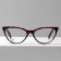 Glasses GA0484 (color: C1 black, pink; diopter: +1.5; tint: no)