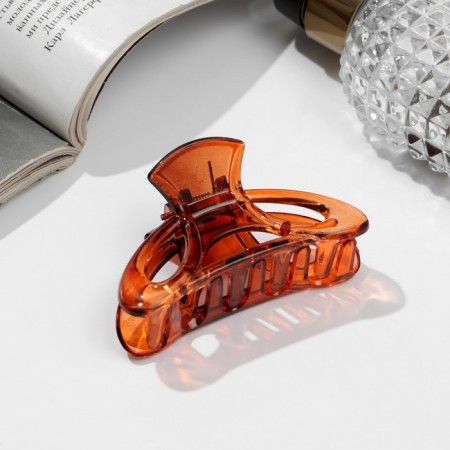 Hair crab "Gloss" grace, 6.5 cm, mix
