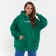 Feminine sweatshirt, dark green color, size 42-46 (One size)