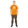 T-shirt Pride Quadro, cotton, orange, rr XL