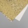 Liszt for creativity claims "Large sparkles" gold sheet 33x20 cm thick 0.84 mm