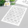 Plastic stencil "Geometric pattern" 24x16 cm