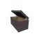 Puff with a lid and weighting, 800 × 400 × 420 mm, bingo velor, chocolate color