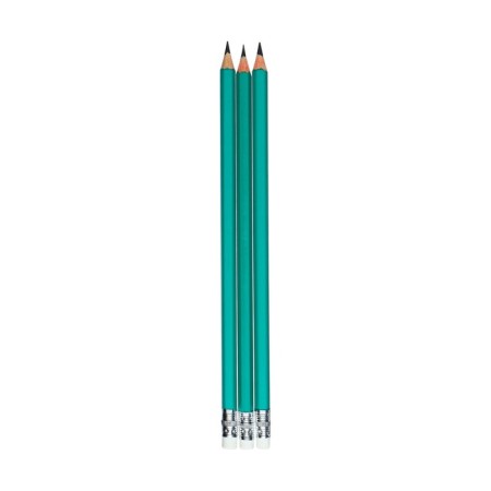 Pencils 24 colors Calligrata, economical, sharpened, hexagonal, plastic, pencil case and 3 blackographic pencils with an eraser as a gift, mix-11