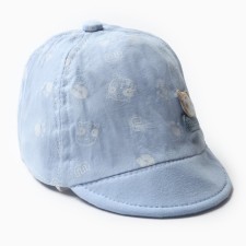 Baby Minaku cap is blue, size 44-46