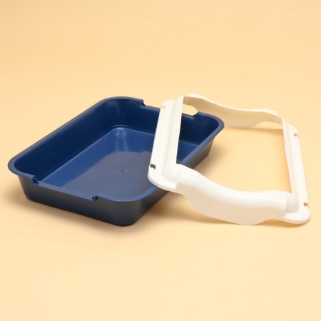 Medium toilet with 36 x 26 x 9, blue/white-2